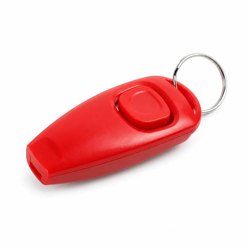 Clicker et sifflet 2 en 1 pour chien — fond blanc