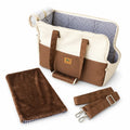 Sac de voyage souple pour petit chien et chat — fond blanc
