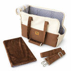 Sac de voyage souple pour petit chien et chat — fond blanc