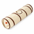 Tunnel pliable pour chat — 88 cm — fond blanc