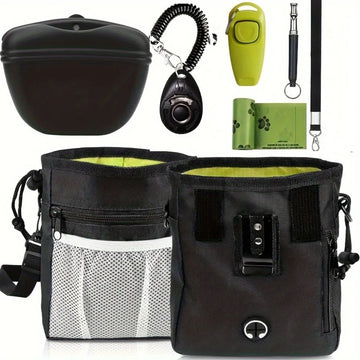 Kit d’éducation pour chien — Pochette, clicker et accessoires — WOUF BAZAR