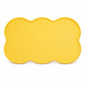 Tapis de gamelle à rebord — Jaune — fond blanc