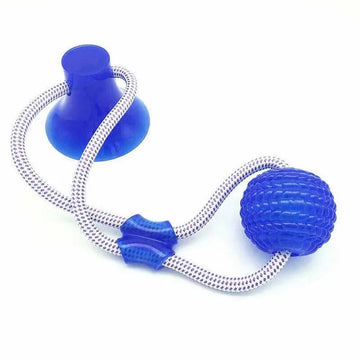Balle à corde avec ventouse pour chien — 1