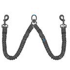 Laisse double élastique pour promener deux chiens — WOUF BAZAR