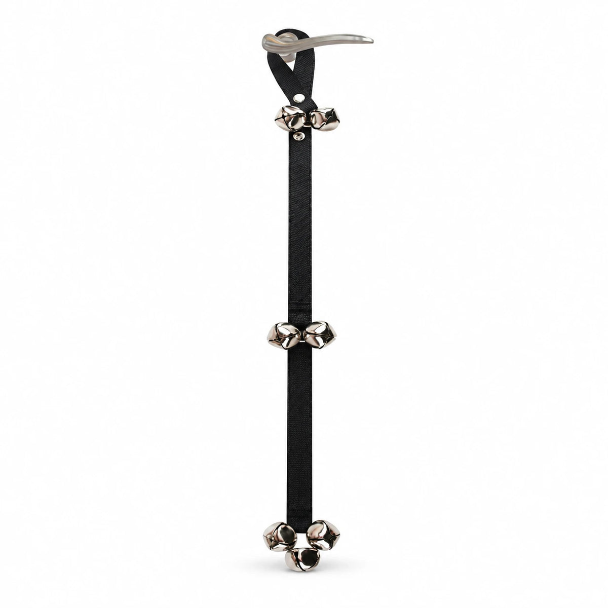 Clochettes de porte pour l’apprentissage du chien — fond blanc