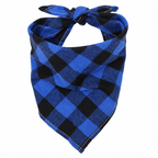 Bandana bleu et noir — Taille S