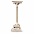Décoration pour aquarium, colonne romaine, sur fond blanc