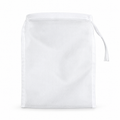 Sac blanc en maille fine pour masses filtrantes d’aquarium, 15 × 20 cm