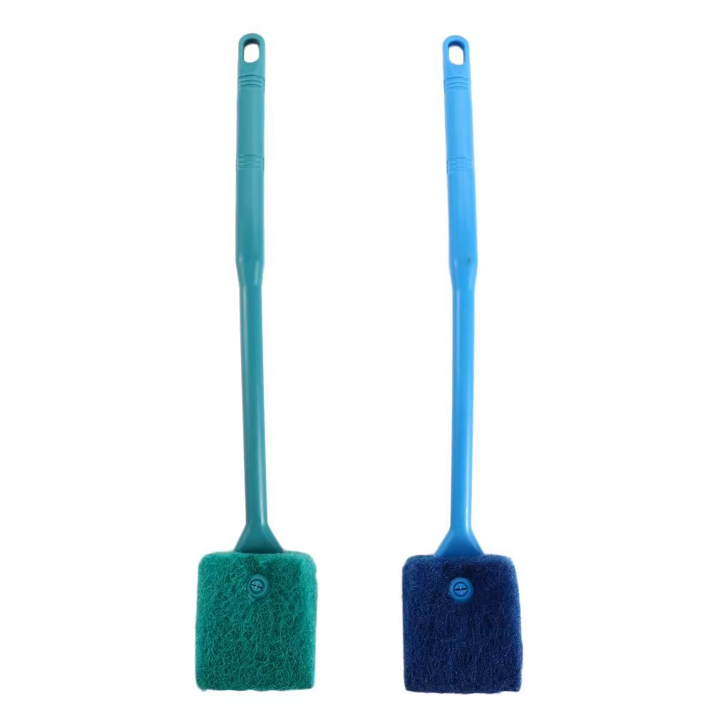 Brosse de nettoyage pour aquarium, deux couleurs au choix, vendue à l’unité