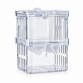 Petit bac transparent de reproduction et séparation pour aquarium
