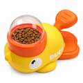 Canard distributeur de croquettes pour chien — produit sur fond blanc