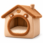 Maison douillette pour chat et petit chien — 3 tailles — fond blanc