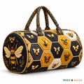 Sac de voyage Abeilles & fleurs — Rucher doré — WOUF BAZAR