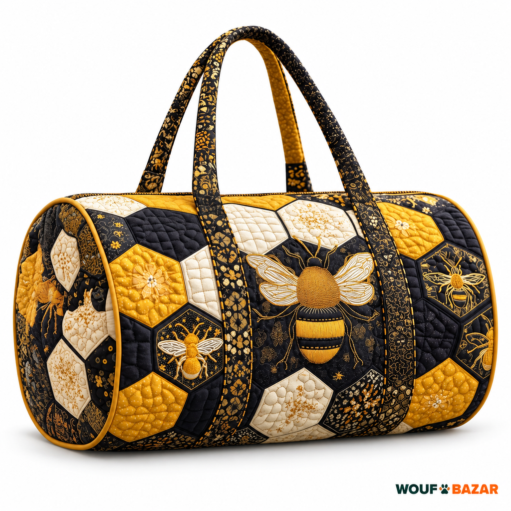 Sac de voyage Abeilles & fleurs — Reine des abeilles — WOUF BAZAR