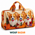 Sac de voyage Compagnons Corgis d’automne — WOUF BAZAR