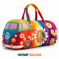 Sac de voyage Escapade Flower Power — WOUF BAZAR