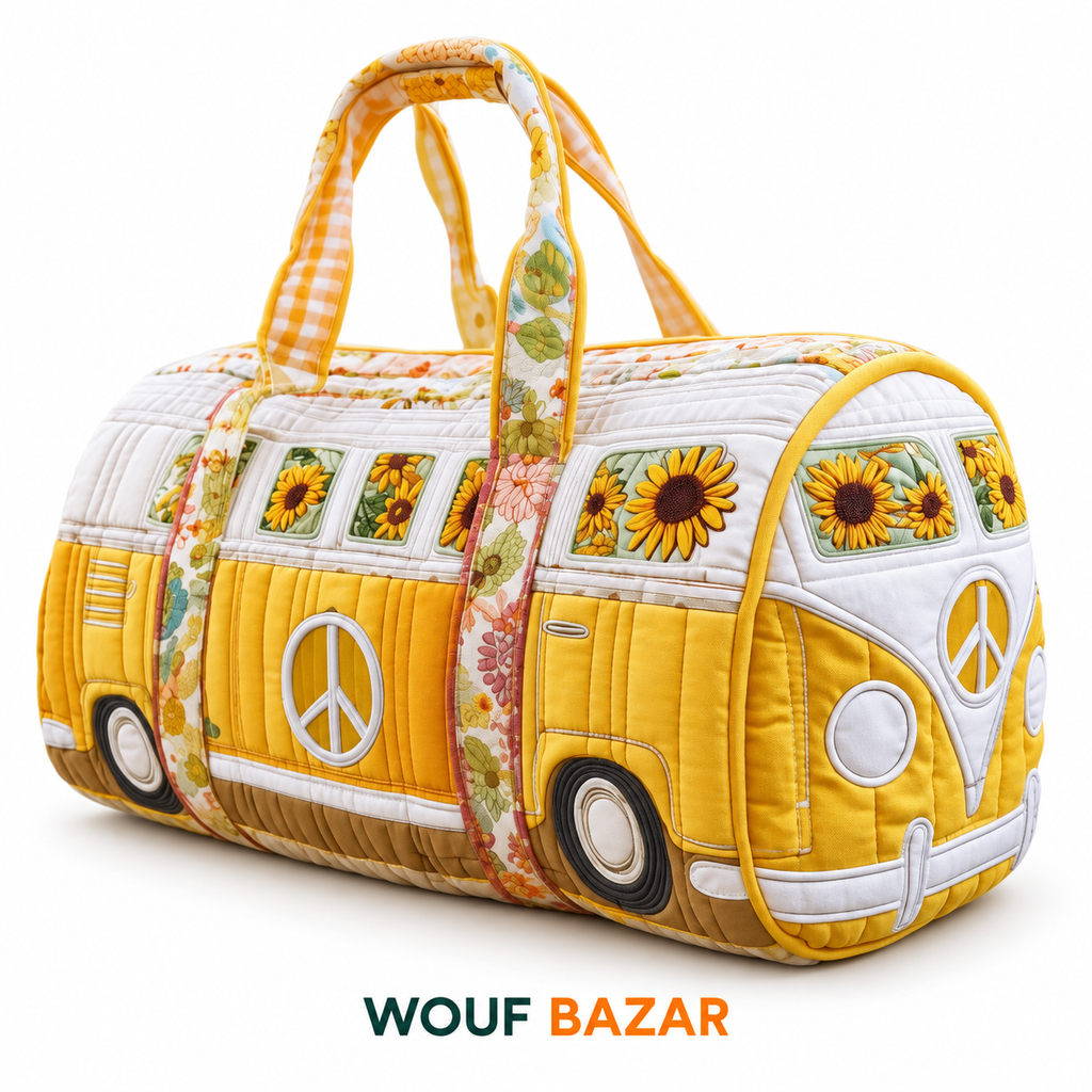 Sac de voyage Escapade — Tournesol — WOUF BAZAR