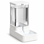 Distributeur par gravité pour chien et chat — Eau ou croquettes — produit sur fond blanc