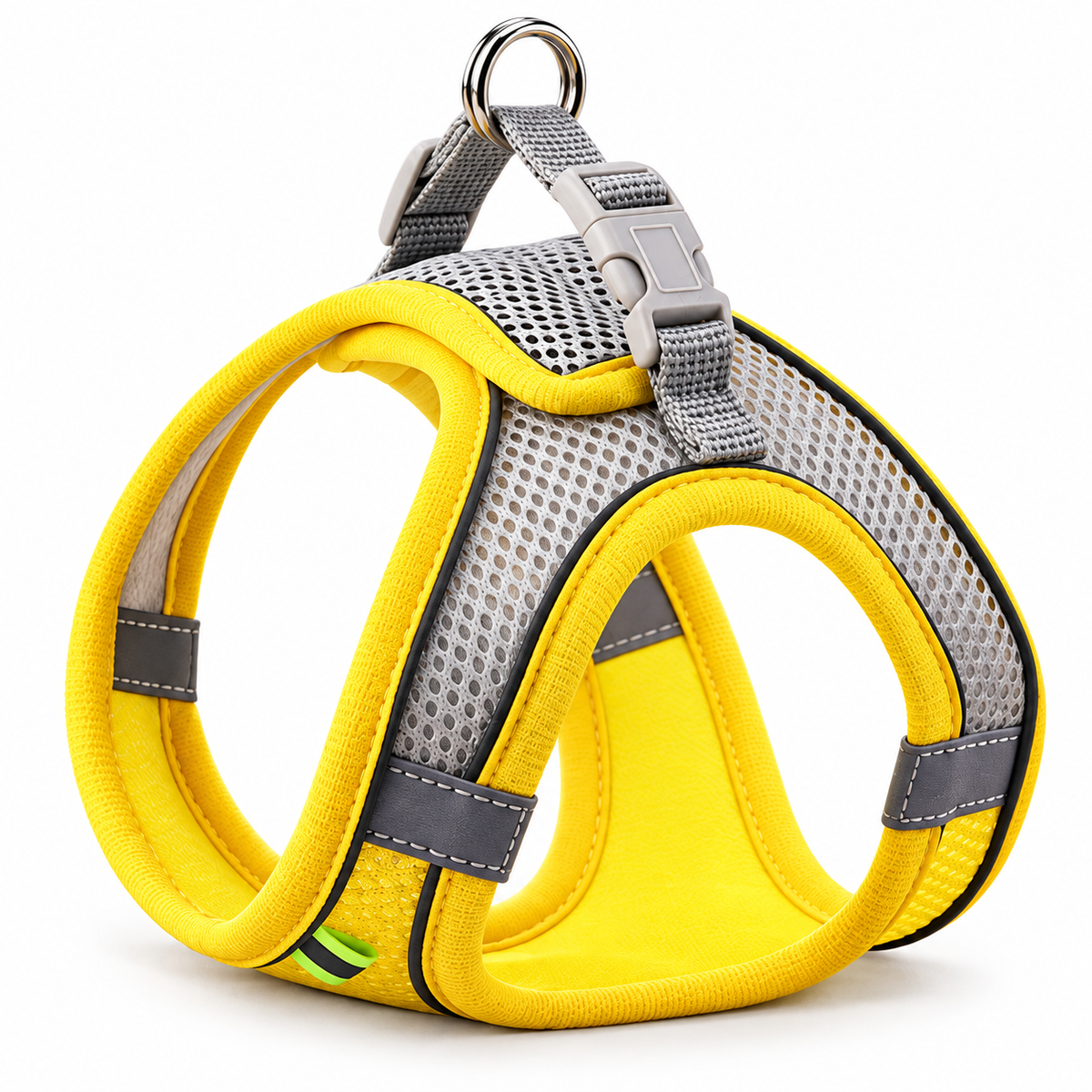 Harnais confort en maille pour petit chien et chat — fond blanc