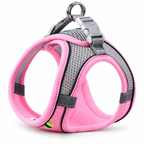 Harnais confort en maille pour petit chien et chat — fond blanc