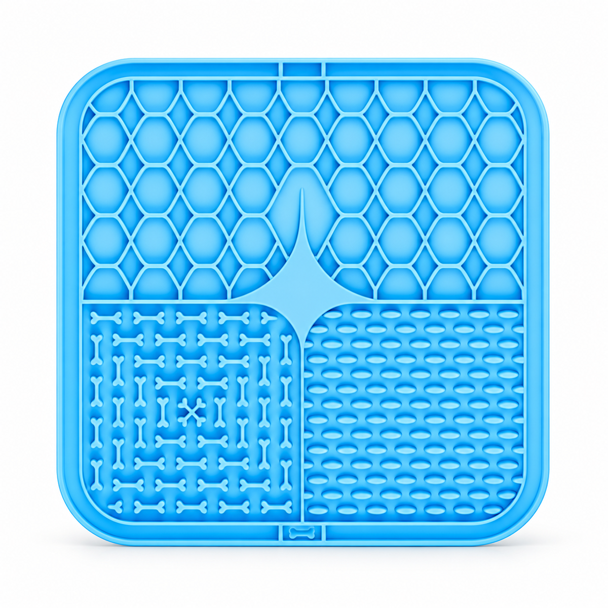 Tapis de léchage à ventouses pour chien et chat — 15,5 cm — produit sur fond blanc