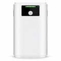 Pompe à air rechargeable pour aquarium sur fond blanc