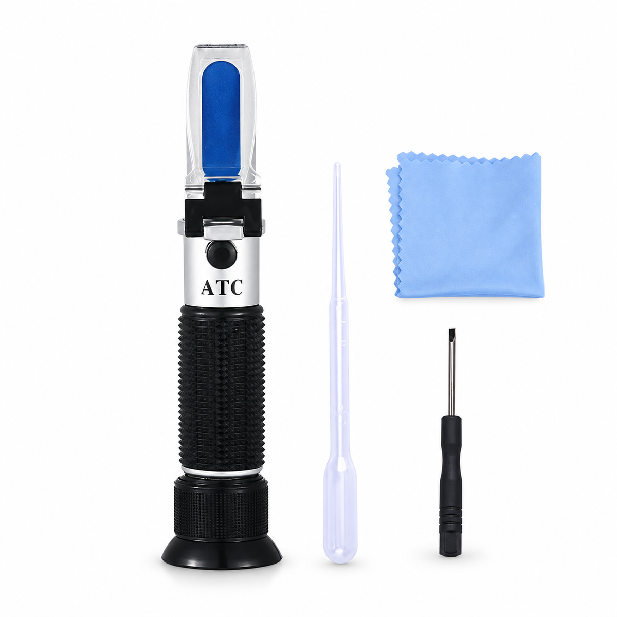 Réfractomètre optique de salinité pour aquarium marin avec pipette et accessoires
