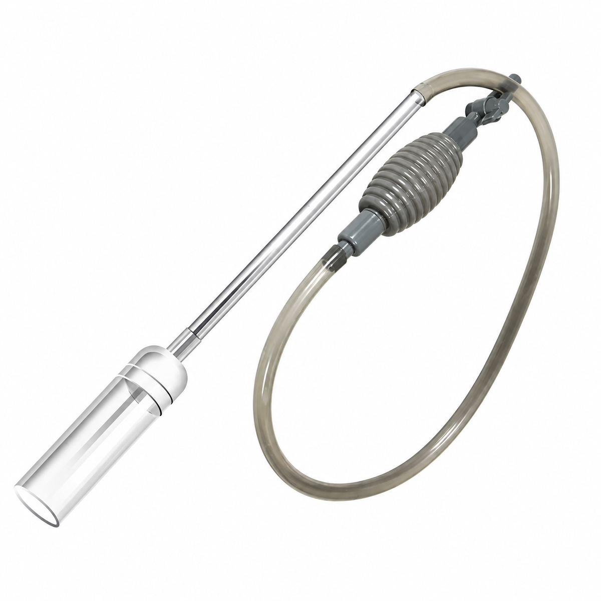 Siphon manuel pour entretien et changement d’eau d’aquarium, modèle 1,7 m
