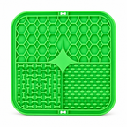 Tapis de léchage à ventouses pour chien et chat — 15,5 cm — fond blanc